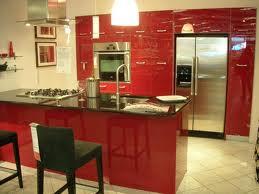 Example of Abstrakt Red kitchen