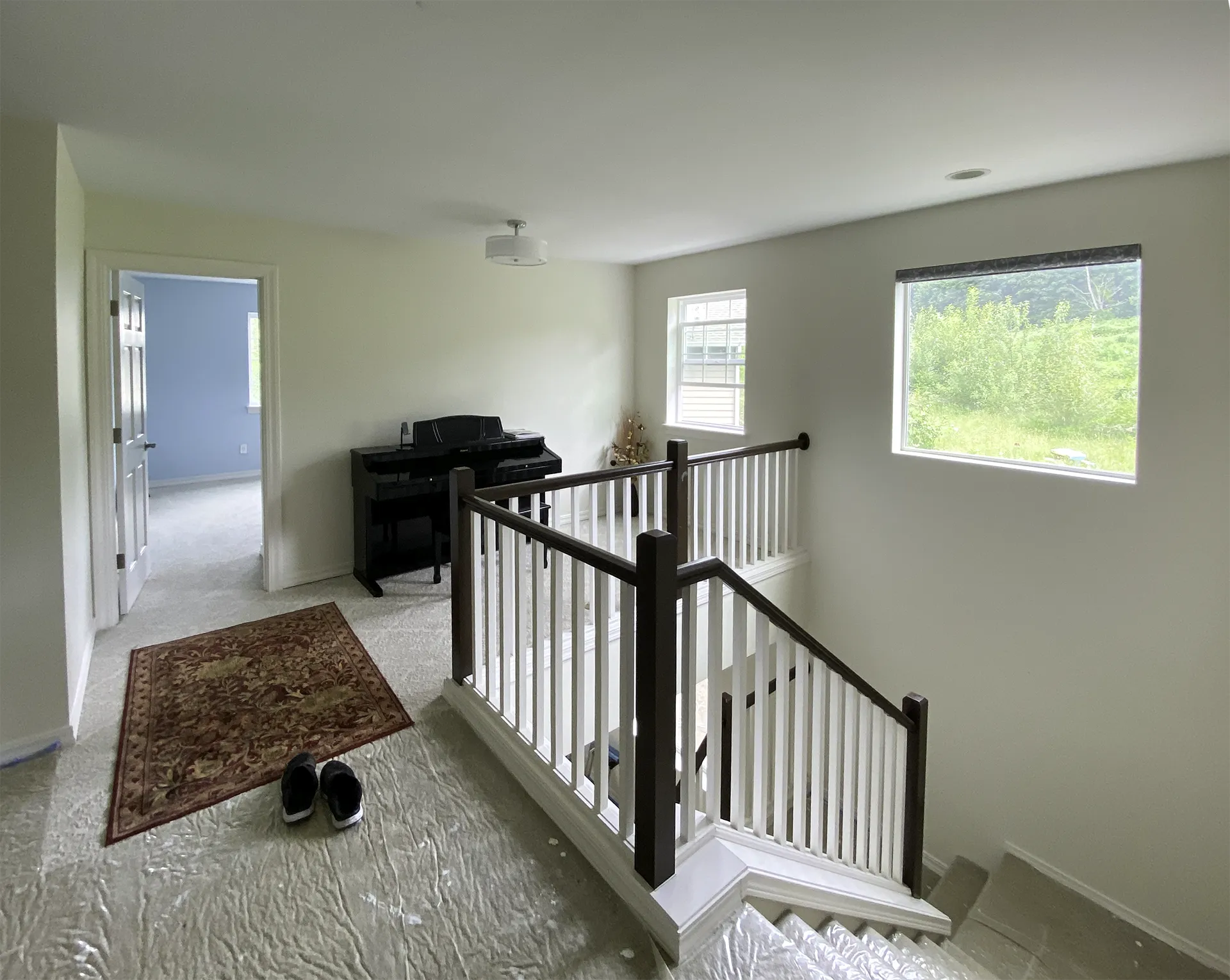 Completed bedroom addition in Bothell home